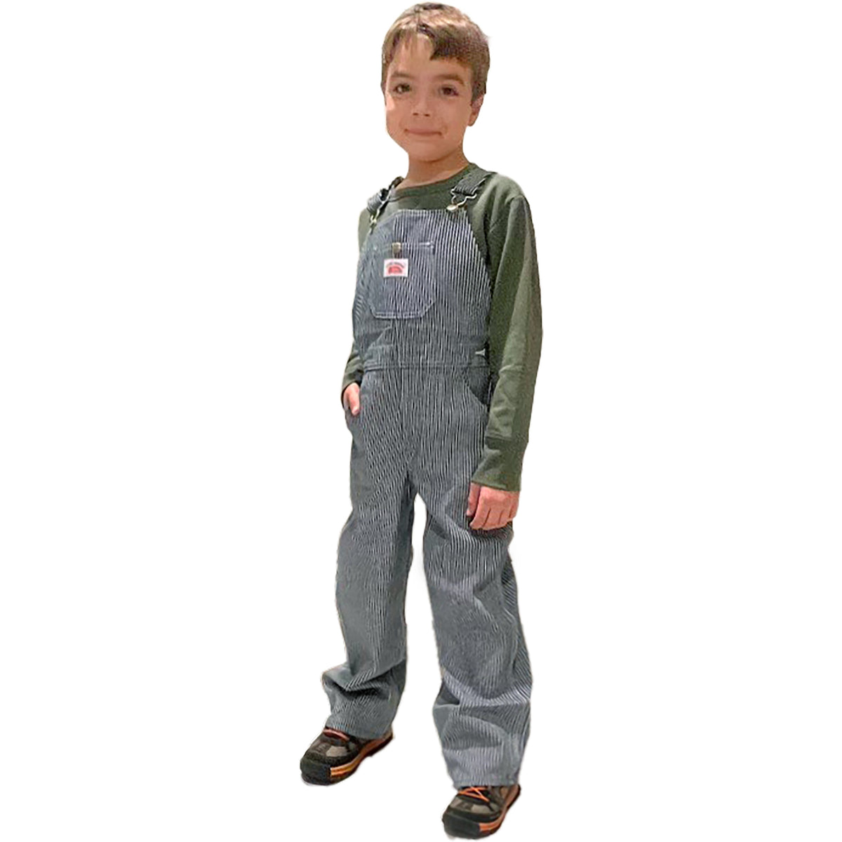 63 Youth Hickory Stripe Bib Overalls – Round House Outlet