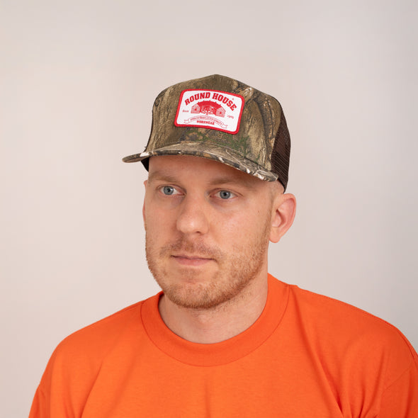 #640 Pro Patch Logo Mesh-Back Trucker Cap - MADE IN USA