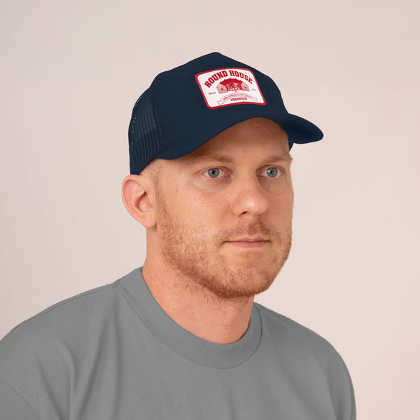 #640 Pro Patch Logo Mesh-Back Trucker Cap - MADE IN USA