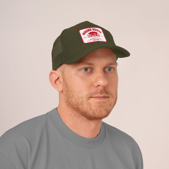 #640 Pro Patch Logo Mesh-Back Trucker Cap - MADE IN USA