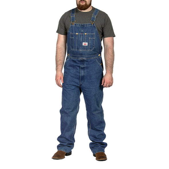 #699 Stone Washed Bib Overalls - MADE IN USA