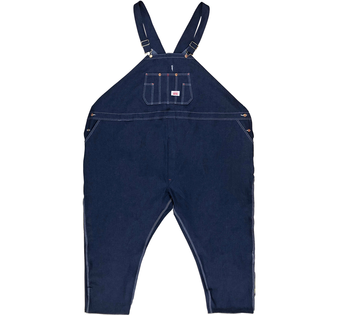 Round House Lot #966 Men's Classic Blue Denim Bib Overalls - Button Fly (62-74 Waist) 59.95 79.95