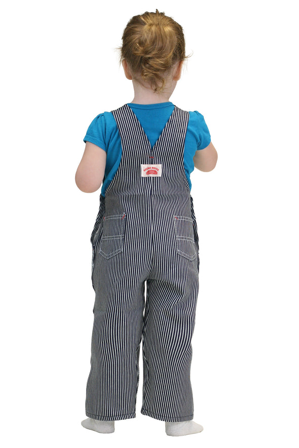#61 Kid's Playwear Hickory Stripe Bib Overalls