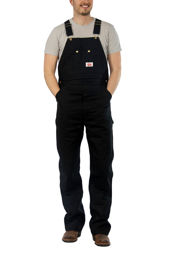 #383 Heavy Duty Black Duck Bib Overalls - MADE IN USA