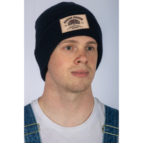 #630 Beanie Round House Logo - MADE IN USA