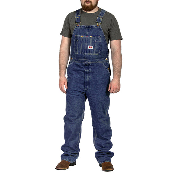 #699 Stone Washed Bib Overalls - IRREGULARS