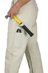 Left1 Products #1101 Natural Drill Painter Double-Front Dungaree - Made in USA