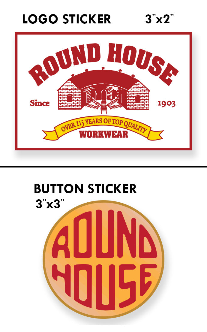 Roundhouse Sticker Round House Decal Stickers - MADE IN USA – Round House Outlet